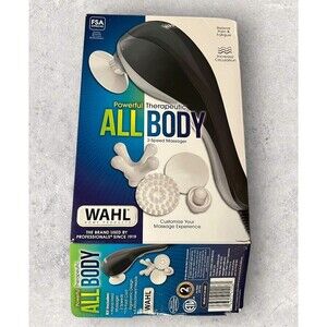 WAHL All Body Power Therapeutic 2-Speed Massager w/ 4 Attachment Heads 4120-600